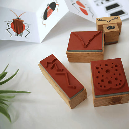Montessori Stamp Bugs