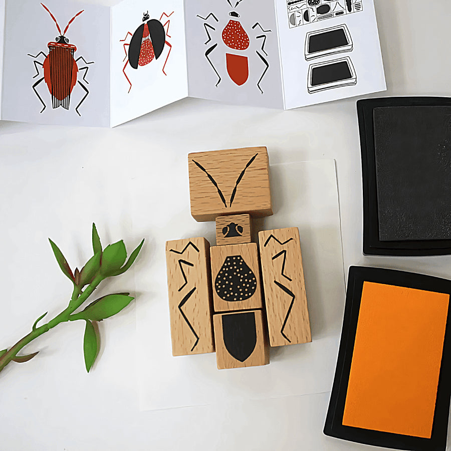 Montessori Stamp Bugs