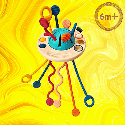 Montessori UFO Pulling Toy