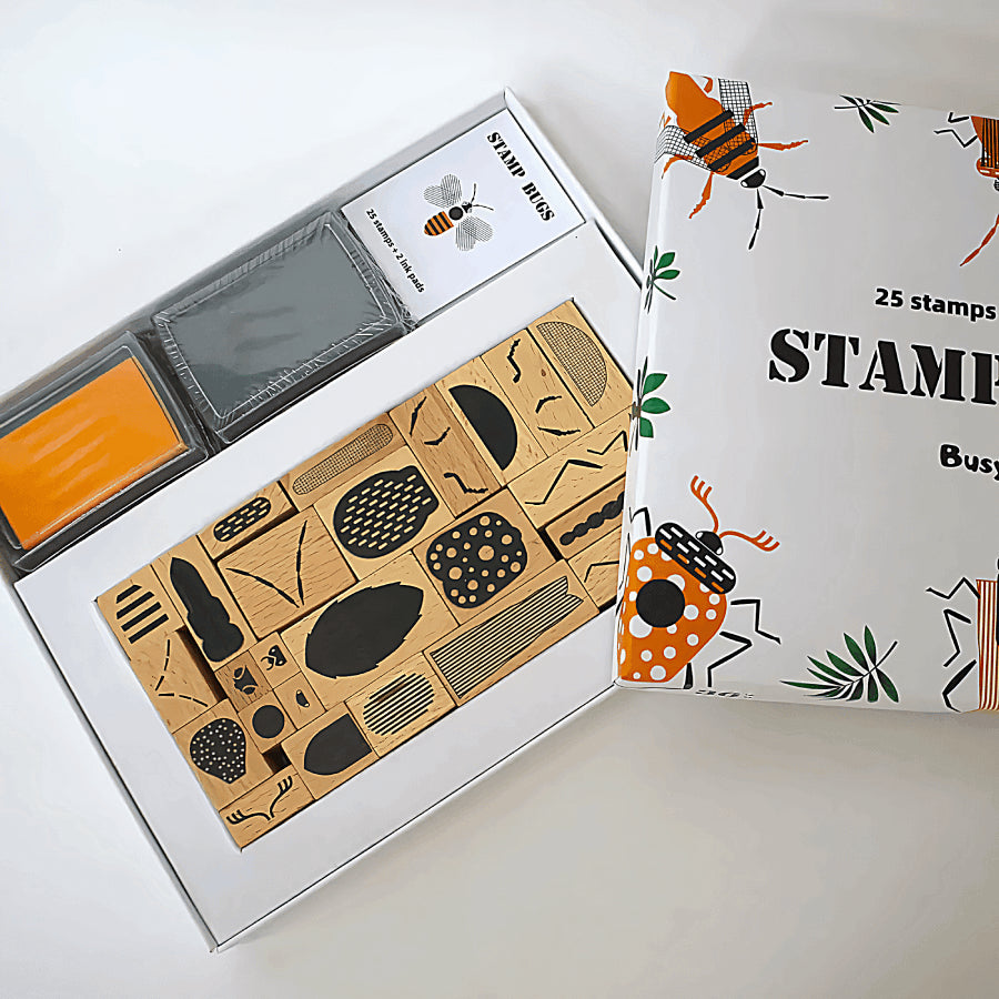 Montessori Stamp Bugs