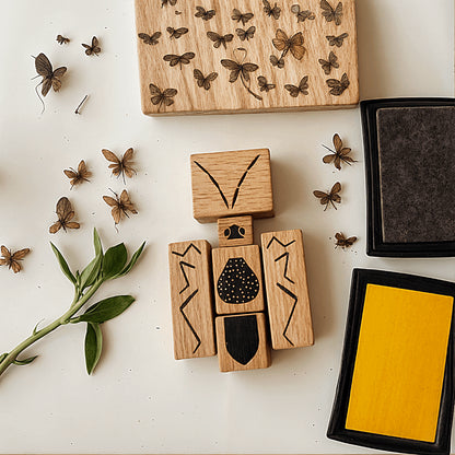 Montessori Stamp Bugs
