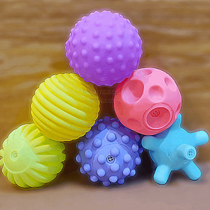 Balles sensorielles Montessori