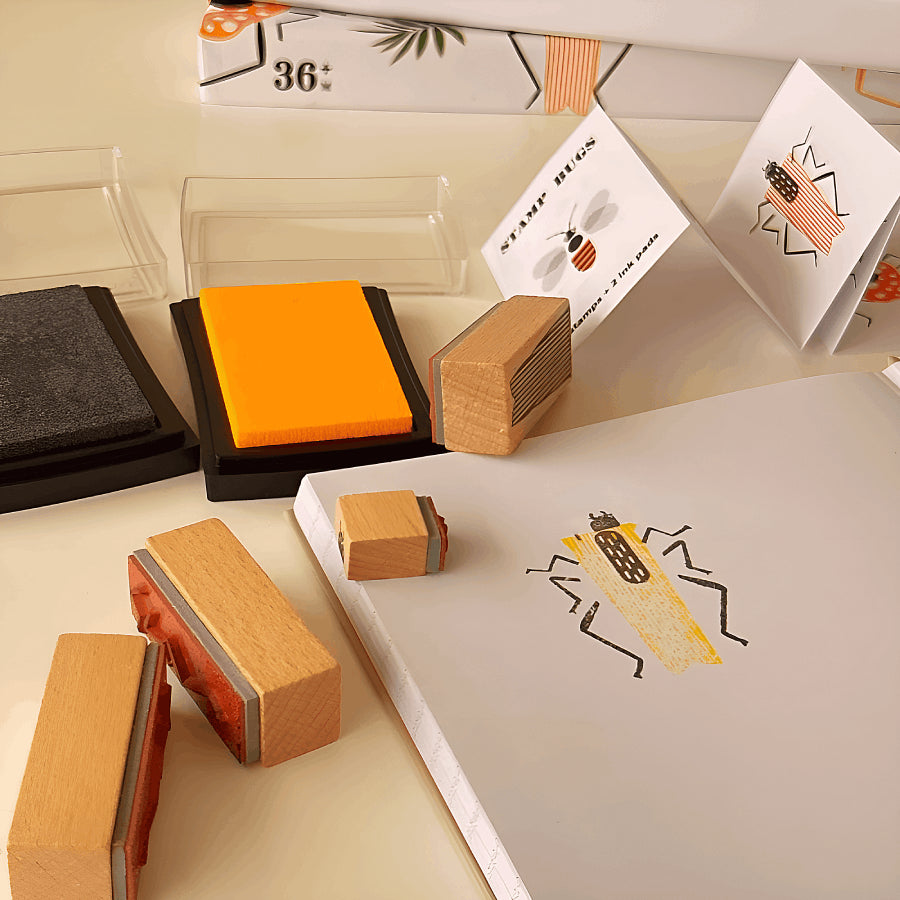 Montessori Stamp Bugs